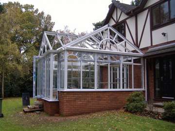 Mr & Mrs Holt : WILLASTON CHESHIRE : Design and Build of a 28oo white PvcU Conservatory. Triple Glazed 